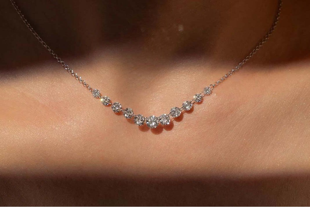 Diamond Smile Necklace