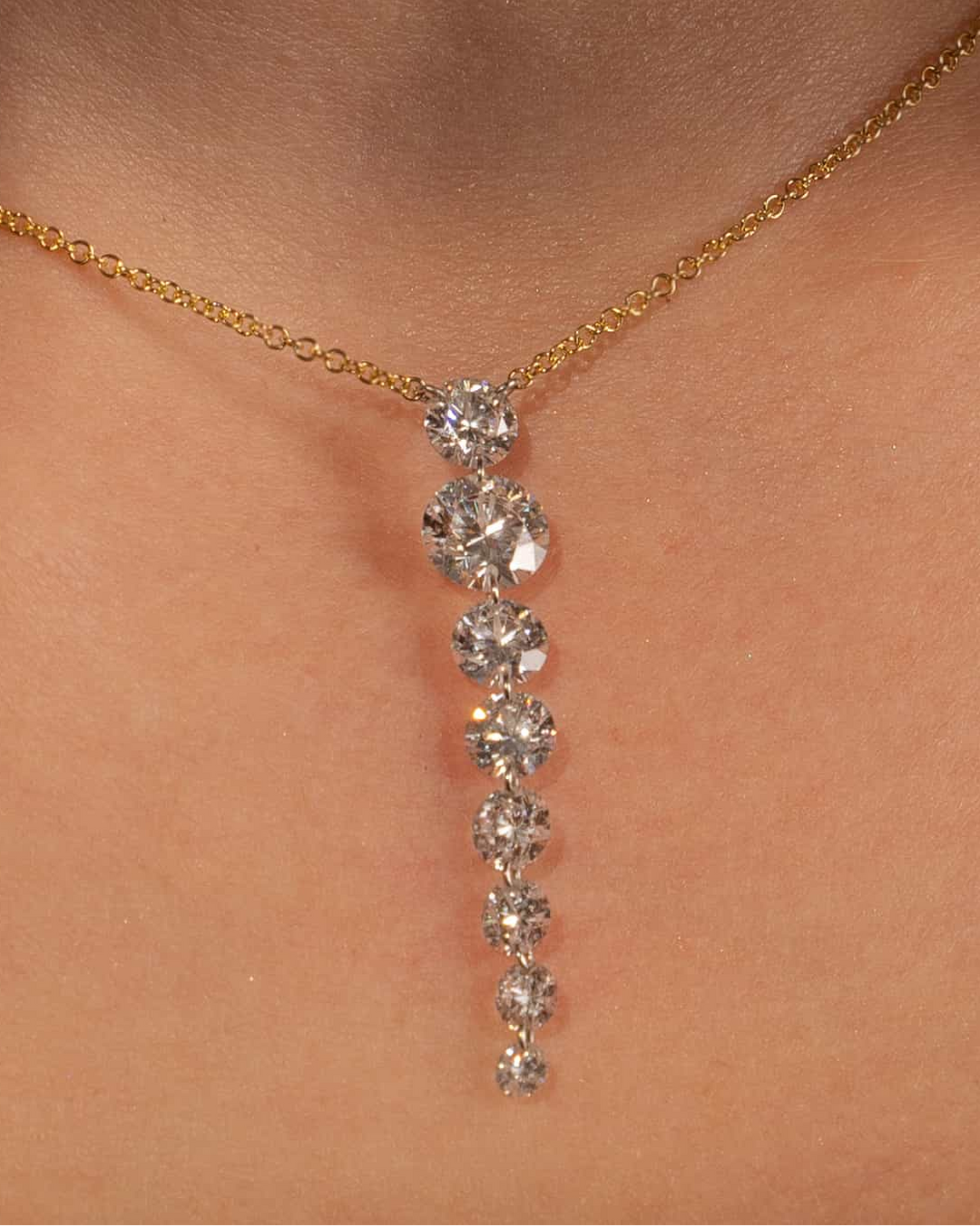 Graduated Cascade Necklace