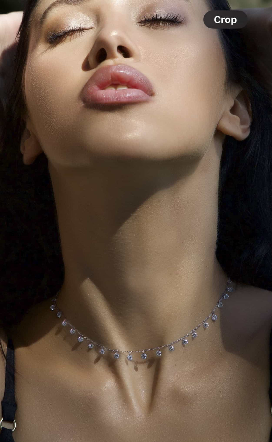 Medium Diamond Dangle Necklace